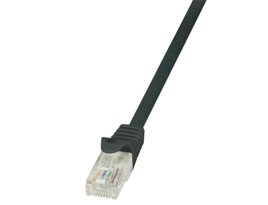 Tinklo kabelis Logilink CAT 5e 2 m juodas