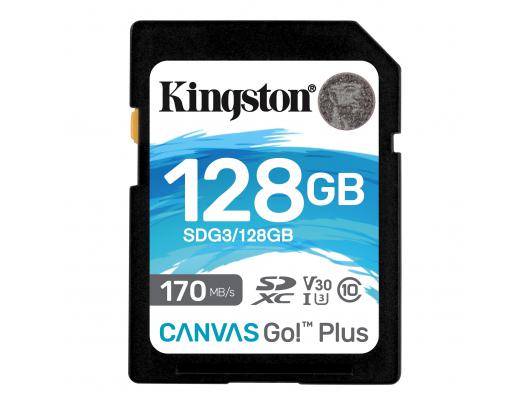 Atminties kortelė Kingston Canvas Go! Plus 128GB SD CL10