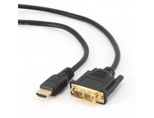 Kabelis Gembird HDMI to DVI cable (Single Link) 0.5 m, 0,5 m