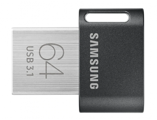 USB raktas Samsung FIT Plus MUF-64AB/APC 64GB USB 3.1 Black/Silver