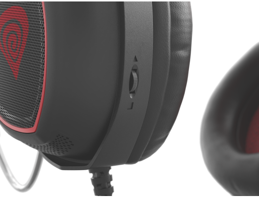 Ausinės Genesis RADON 300 Gaming Headset, Built-in microphone, Black/Red