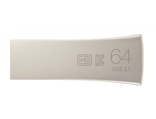 USB raktas Samsung BAR Plus MUF-64BE3/APC 64GB USB 3.1 Silver
