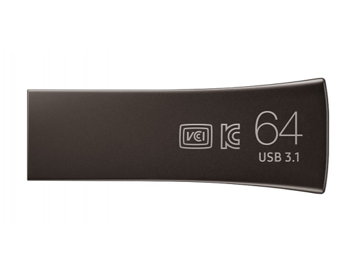 USB raktas Samsung BAR Plus MUF-64BE4/APC 64GB USB 3.1 Grey