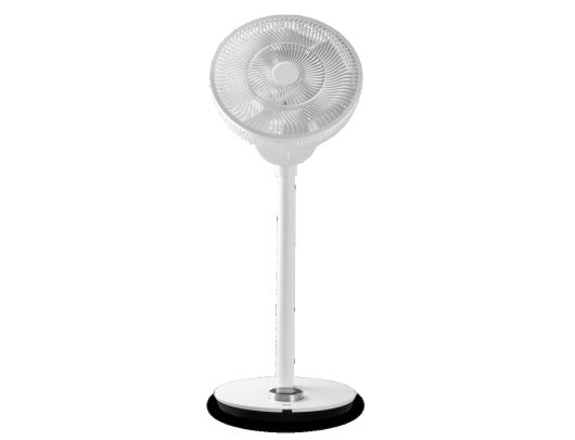 Ventiliatorius su stovu Duux Smart Fan Whisper Flex Smart Whitewith Battery Pack, laikmatis, greičio režimų skaičius 26, 2-22 W, Oscillation, skersmuo