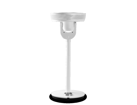 Ventiliatorius su stovu Duux Smart Fan Whisper Flex Smart Whitewith Battery Pack, laikmatis, greičio režimų skaičius 26, 2-22 W, Oscillation, skersmuo