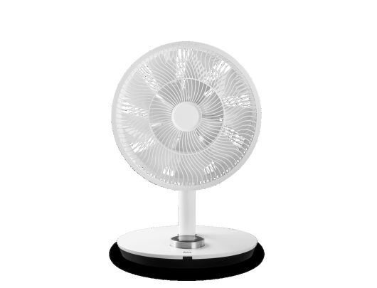 Ventiliatorius su stovu Duux Smart Fan Whisper Flex Smart Whitewith Battery Pack, laikmatis, greičio režimų skaičius 26, 2-22 W, Oscillation, skersmuo