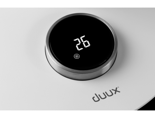 Ventiliatorius su stovu Duux Smart Fan Whisper Flex Smart Whitewith Battery Pack, laikmatis, greičio režimų skaičius 26, 2-22 W, Oscillation, skersmuo