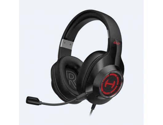 Ausinės Edifier Gaming Headset G2 II Over-ear, Built-in microphone, Noice canceling, Black/Red