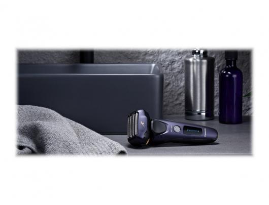 Barzdaskutė Panasonic ES-LV67-A803 Shaver, Cordless, Operating time 50 min, Charging time 1 h, Wet&Dry use, Black | Panasonic