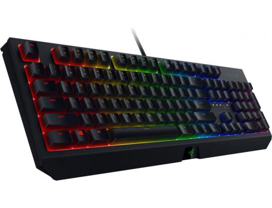Žaidimų klaviatūra Razer BlackWidow V3, Gaming keyboard, RGB LED light, NOR, Black, Wired