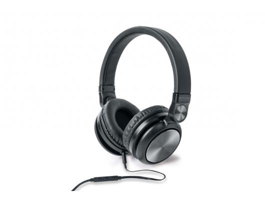 Ausinės Muse Stereo Headphones M-220 CF Over-ear, Microphone, Wired, Aux in jack, Black