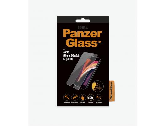 Ekrano apsauga PanzerGlass Screen Protector, Iphone 6/6s/7/8/SE (2020), Glass, Crystal Clear, Rounded edges