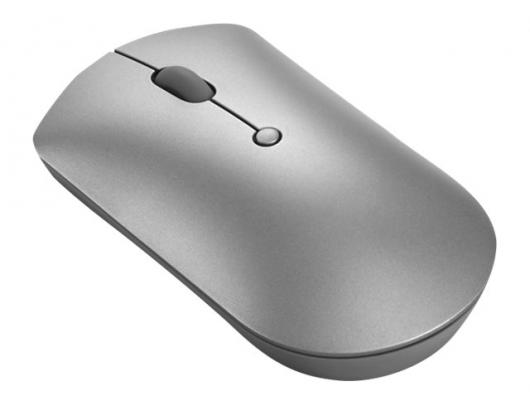Belaidė pelė Lenovo Silent Mouse 600 Optical Mouse, Iron Grey, Dual-host Bluetooth 5.0