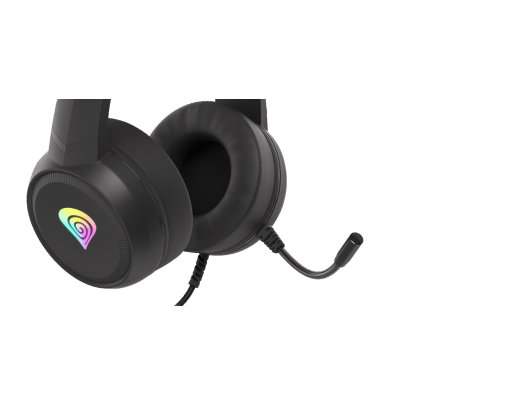 Ausinės Genesis Gaming Headset Neon 200 Built-in microphone, Black/Red, Wired
