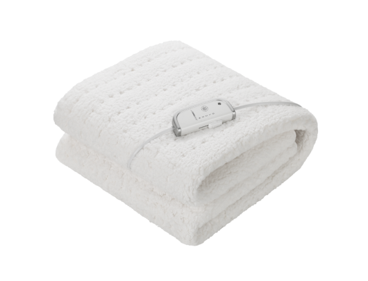 Šildoma paklodė Medisana Maxi Fleece Heated Unterblanket HU 672 Fleece, White