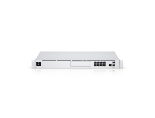 Maršrutizatorius Ubiquiti 1U Rackmount 10Gbps UniFi Multi-Application System with 3.5" HDD Expansion and 8Port Switch