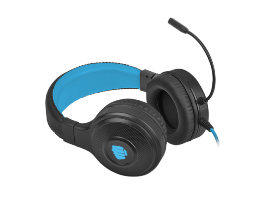 Ausinės Fury Gaming Headset Warhawk Built-in microphone, Black/Blue