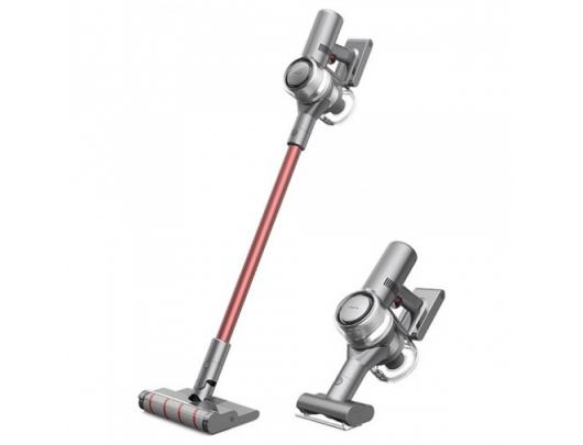 Dulkių siurblys šluota Dreame V11 Cordless operating, Handstick, 25.2 V, Operating time (max) 90 min, Grey/Red, Battery warranty 12 month(s)