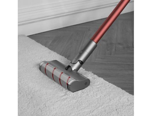 Dulkių siurblys šluota Dreame V11 Cordless operating, Handstick, 25.2 V, Operating time (max) 90 min, Grey/Red, Battery warranty 12 month(s)