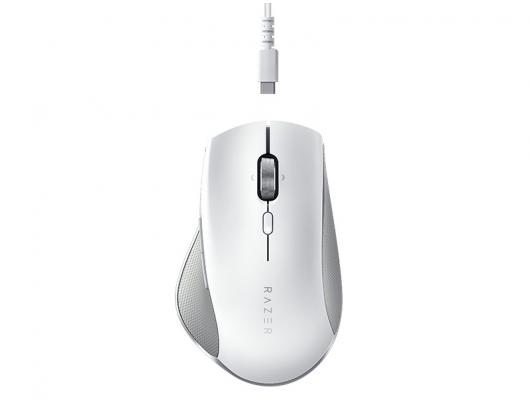 white wireless razer mouse