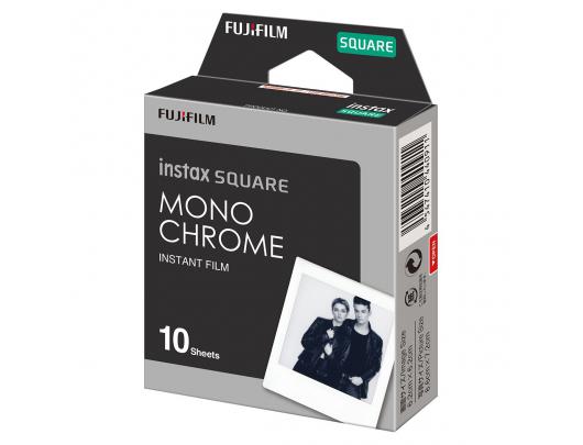 Momentinis nespalvotų nuotraukų fotopopierius Fujifilm Instax Square Monochrome (10pl) Instant Film 86 x 72 mm