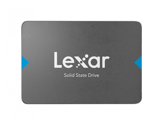 SSD diskas Lexar SSD NQ100 480 GB, SSD form factor 2.5, SSD interface SATA III, Write speed 480 MB/s, Read speed 550 MB/s