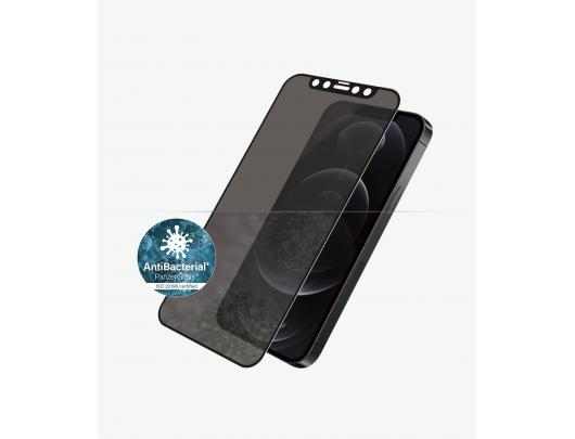 Ekrano apsauga PanzerGlass For iPhone 12/12 Pro, Glass, Black, Privacy glass, 6.1 "
