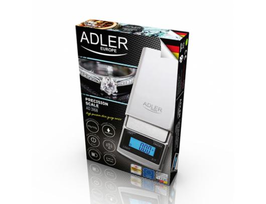 Virtuvinės svarstyklės Adler AD 3168 padalos vertė 0.01 g