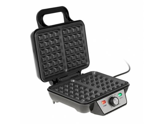 Vaflinė Camry Waffle Maker CR 3046 1600 W, Number of pastry 2, Belgium, Black/Stainless Steel