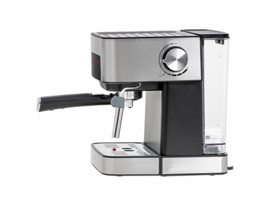 Kavos aparatas Camry Espresso and Cappuccino Coffee Machine CR 4410 Pump pressure 15 bar, Built-in milk frother, Drip, 850 W, Black/Stainless steel