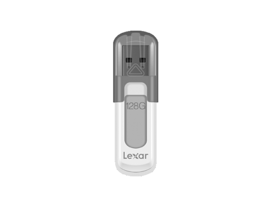 USB raktas Lexar JumpDrive V100 128GB, USB 3.0, Grey