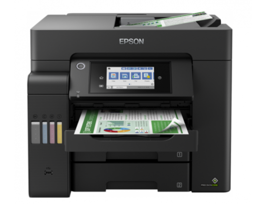 Rašalinis daugiafunkcinis spausdintuvas Epson EcoTank L6550 Colour, Inkjet, A4, Wi-Fi, Black