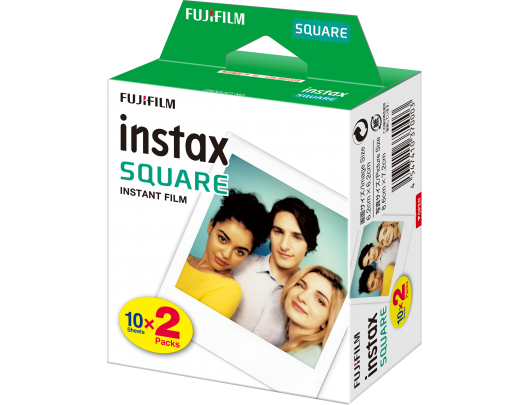 Momentinis foto popierius Fujifilm Instax Square Blizgi Momentinė plėvelė 86x72 mm