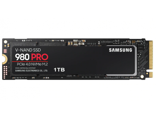 SSD diskas Samsung 980 PRO 1000 GB, SSD interface M.2 NVME, Write speed 5000 MB/s, Read speed 7000 MB/s