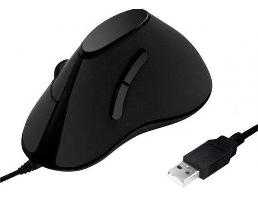 Pelė Logilink Ergonomic Vertical Mouse ID0158 Wired, Black