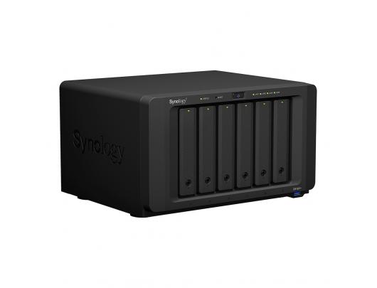 Diskų masyvas Synology Tower NAS DS1621+ up to 6 HDD/SSD Hot-Swap, Ryzen V1500B Quad Core, Processor frequency 2.2 GHz, 4 GB, DDR4, RAID 0,1,5,6,10,Hybrid, 4x1GbE, 3xUSB 3.0, 2x eSATA, Dual Fan