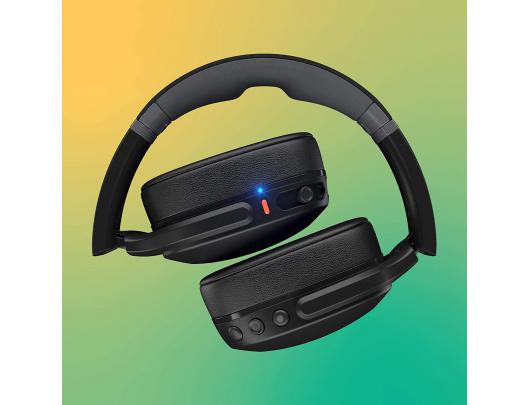 Ausinės Skullcandy Wireless Headphones Crusher Evo Over-ear, Headband, Microphone, True Black