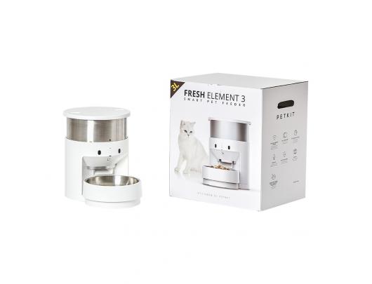 Automatinė šėrykla PETKIT Smart pet feeder Fresh element 3 Capacity 3 L, Material Stainless steel and ABS, White