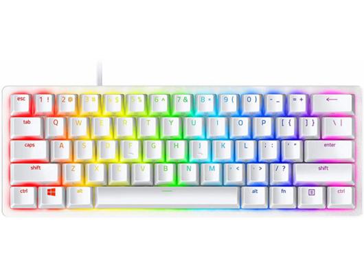 Žaidimų klaviatūra Razer Huntsman Mini 60%, Gaming Keyboard, Optical, US, Mercury, Wired