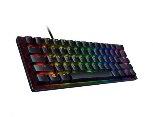 Žaidimų klaviatūra Razer Huntsman Mini 60% Optical Gaming Keyboard, Red Switch, Nordic layout, Wired, Black