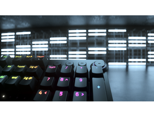 Žaidimų klaviatūra Razer Huntsman V2, Optical Gaming Keyboard, RGB LED light, Russian, Black, Wired