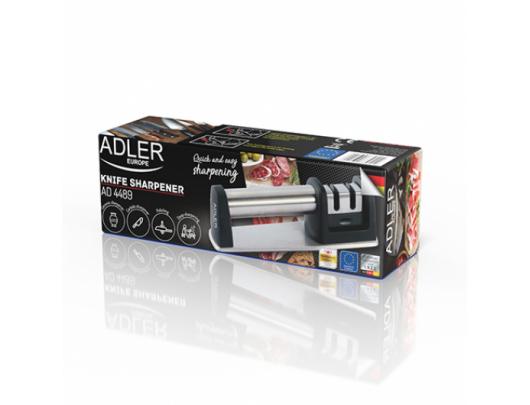 Peilių galąstuvas Adler Knife sharpener AD 4489 Manual, Black/Stainless steel, 2