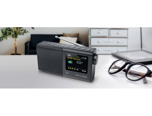 Radijo imtuvas Muse M-117 DB Portable, Black, FM, DAB/DAB+