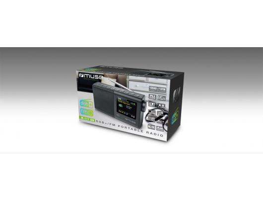 Radijo imtuvas Muse M-117 DB Portable, Black, FM, DAB/DAB+