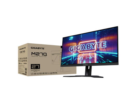 Monitorius Gigabyte Gaming Monitor M27Q-EK 27 ", QHD, 2‎‎560 x 1440 pixels