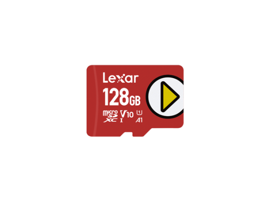 Atminties kortelė Lexar UHS-I  MicroSDXC, 128 GB, Flash memory class 10, Red, A1, V10, U1, 150 MB/s