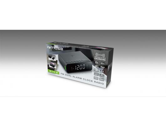 Radijo imtuvas Muse , M-175 WI, AUX in, žadintuvas, Black