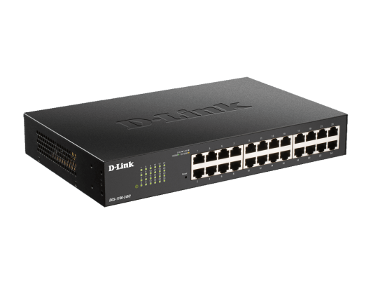 Komutatorius (Switch) D-Link Smart Switch DGS-1100-24V2 Managed, Desktop, 1 Gbps (RJ-45) ports quantity 24, Power supply type External