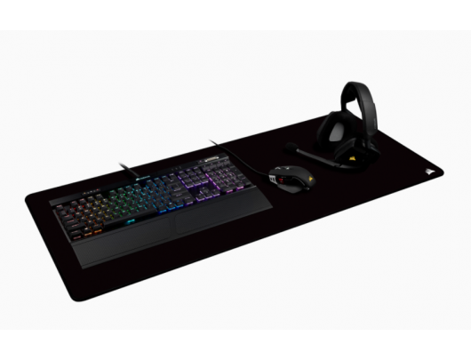 Pelės kilimėlis Corsair MM350 PRO Premium Spill-Proof Cloth Gaming mouse pad, 930 x 400 x 4 mm, Extended XL, Black
