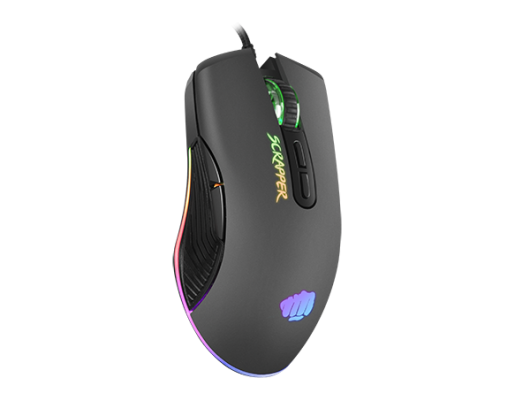 Žaidimų pelė Genesis Gaming Mouse Fury Scrapper Wired, 500-6400 DPI, Black